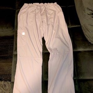 Butter soft baby pink scrub pants